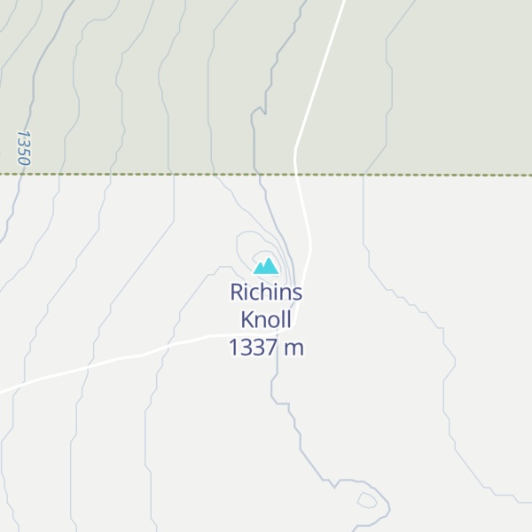 Map of Richins Knoll