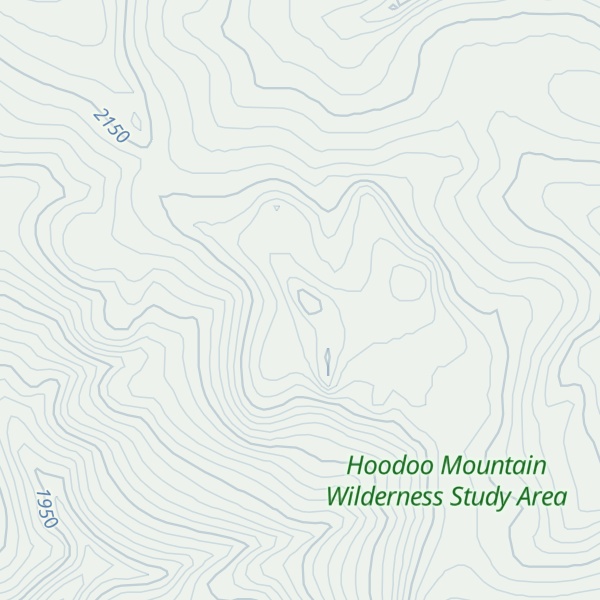 Map of Fourth of July Ridge