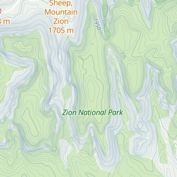 Map of Checkerboard Mesa