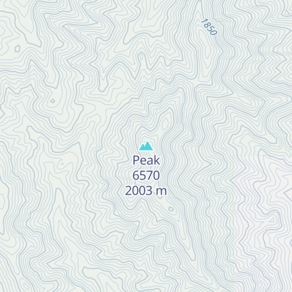Map of Peak 6570