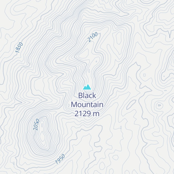 Map of Black Mountain
