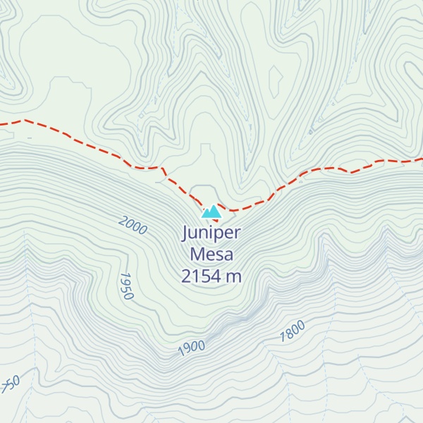 Map of Juniper Mesa