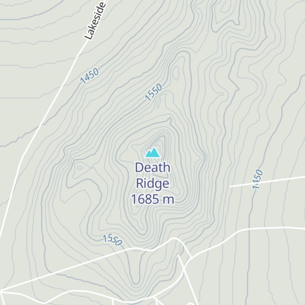 Map of Death Ridge