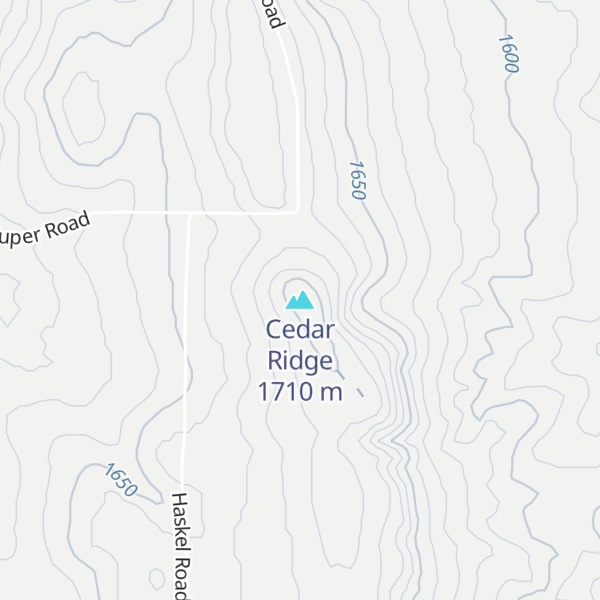 Map of Cedar Ridge