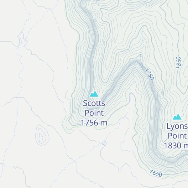 Map of Scotts Point