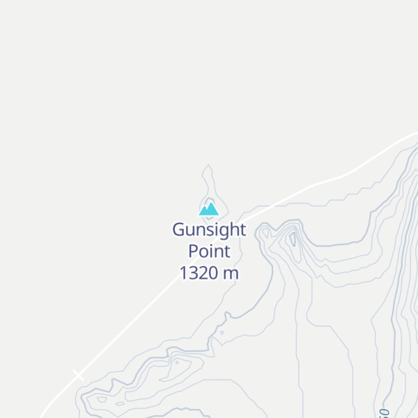 Map of Gunsight Point