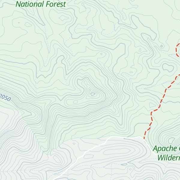 Map of Granite Knob