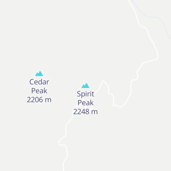 Map of Spirit Peak