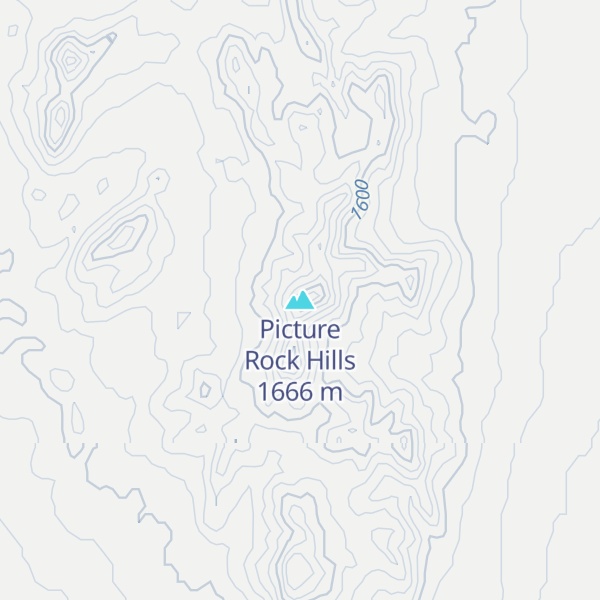 Map of Picture Rock Hills