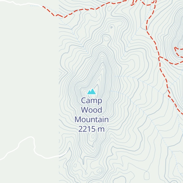 Map of Camp Wood Mountain