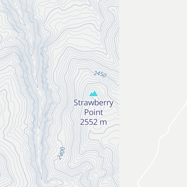 Map of Strawberry Point
