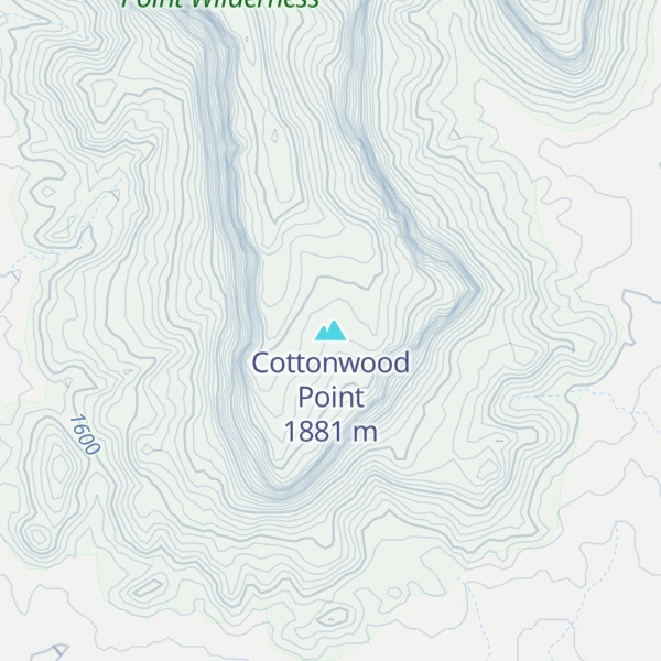 Map of Cottonwood Point