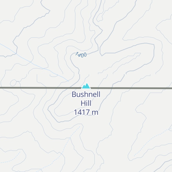 Map of Bushnell Hill