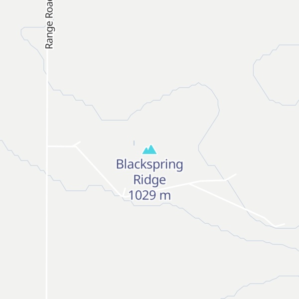 Map of Blackspring Ridge