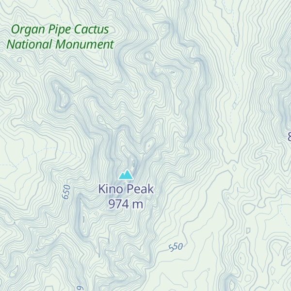 Map of Bates Mountains