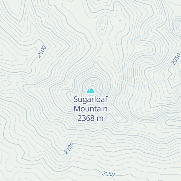 Map of Sugarloaf Mountain