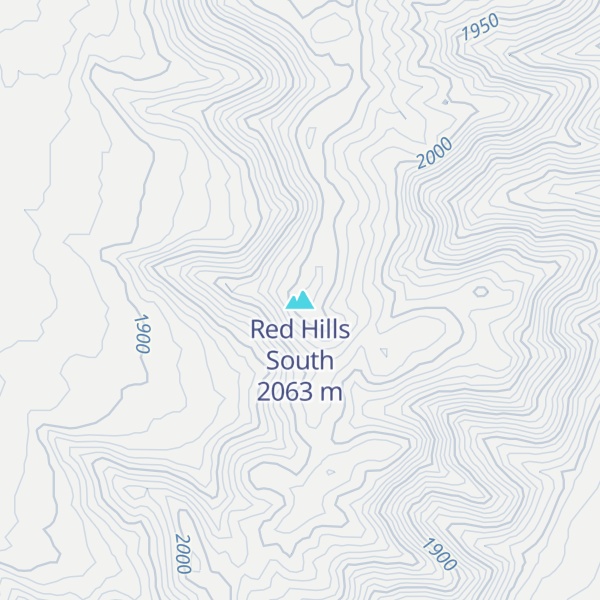Map of Red Hills South