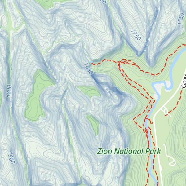 Map of Lady Mountain
