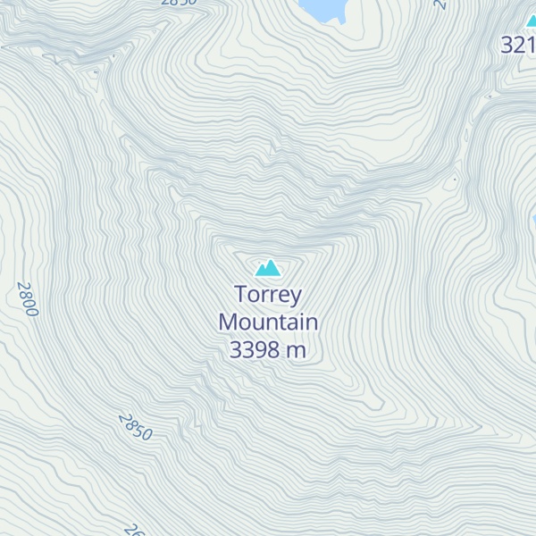 Map of Torrey Mountain