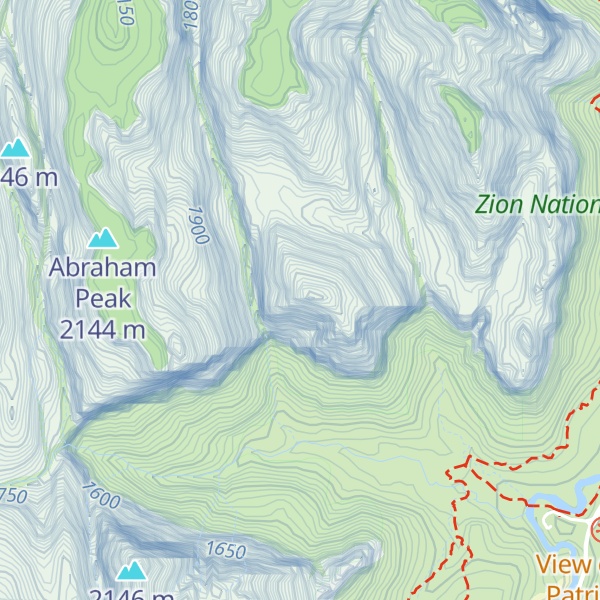 Map of Isaac Peak