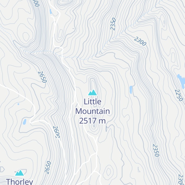 Map of Little Mountain