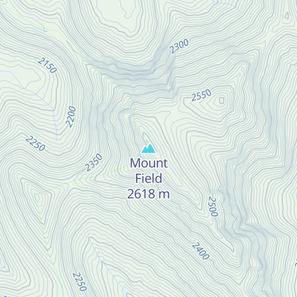 Map of Mount Field