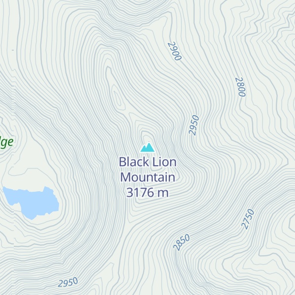 Map of Black Lion Mountain