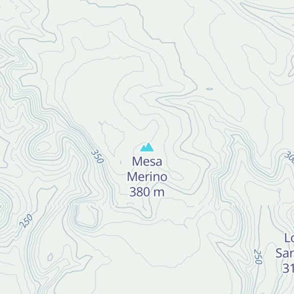 Map of Mesa Merino