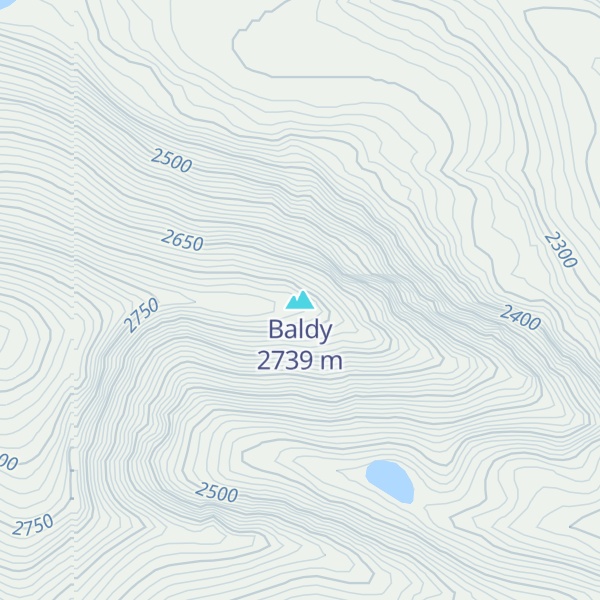 Map of Baldy