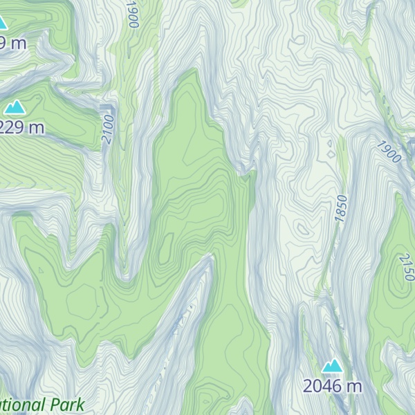 Map of Church Mesa