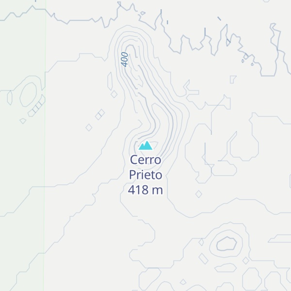Map of Cerro Prieto