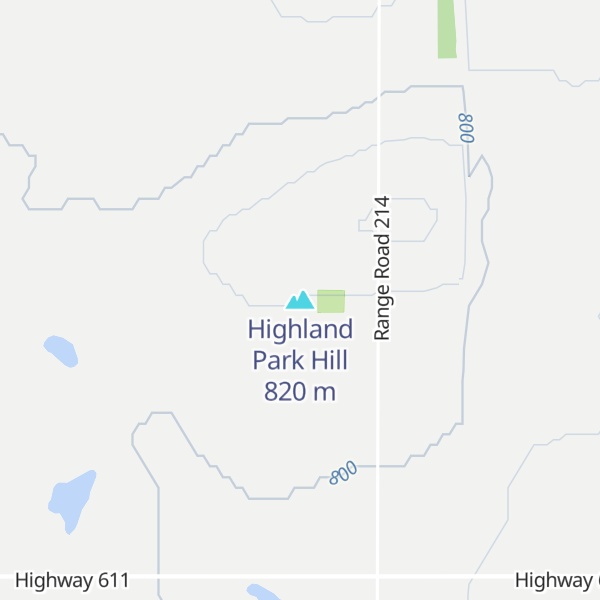 Map of Highland Park Hill