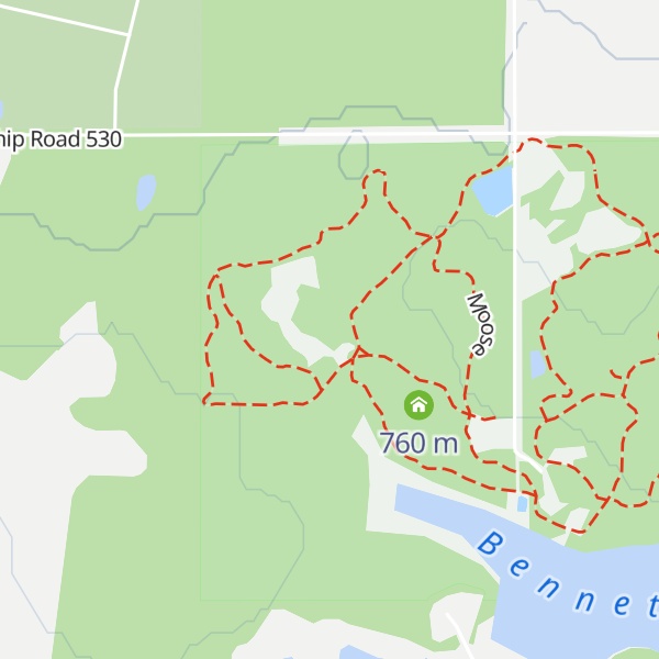 Map of Cookhouse at Campsite #6