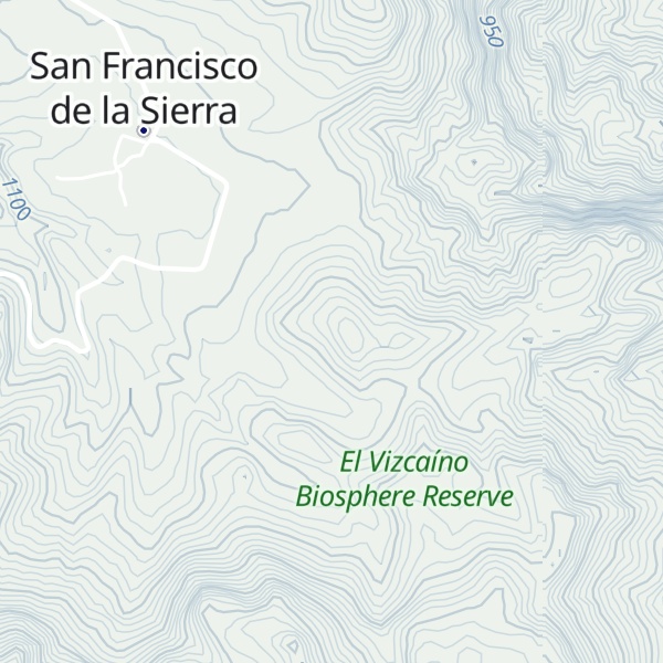 Map of Cerro La Testera