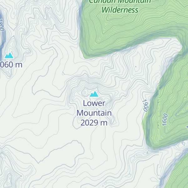 Map of Lower Mountain
