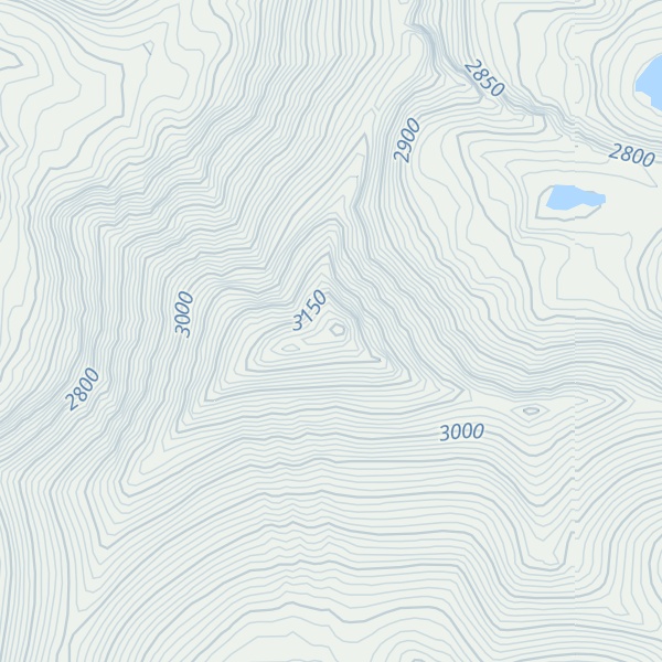 Map of Alturas Number Two Mountain