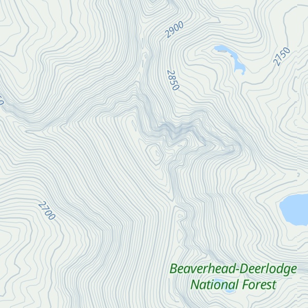 Map of Highboy Mountain