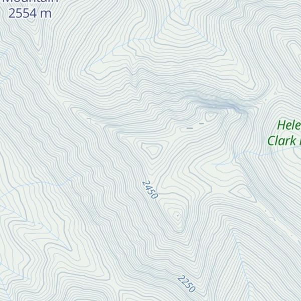 Map of Scarface Mountain