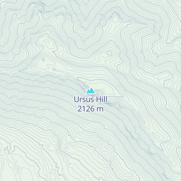 Map of Ursus Hill