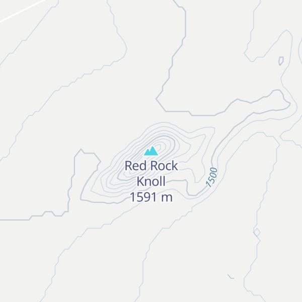 Map of Red Rock Knoll