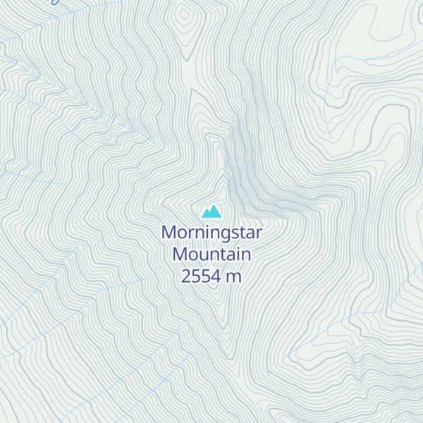 Map of Morningstar Mountain