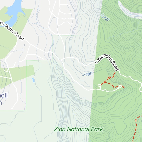Map of Lava Point