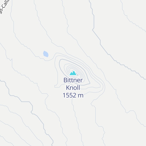 Map of Bittner Knoll