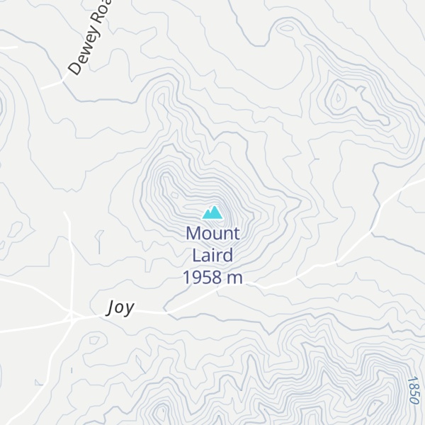 Map of Mount Laird