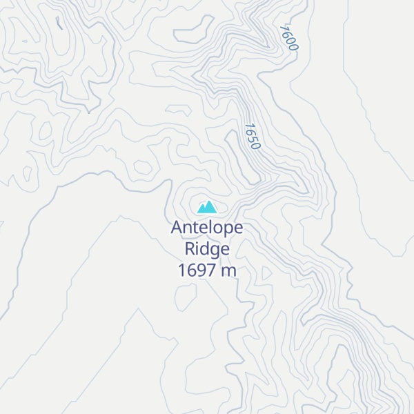 Map of Antelope Ridge