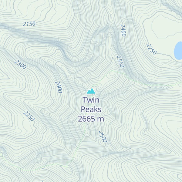 Map of Twin Peaks