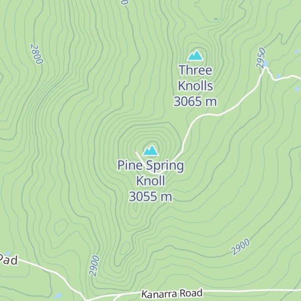 Map of Pine Spring Knoll