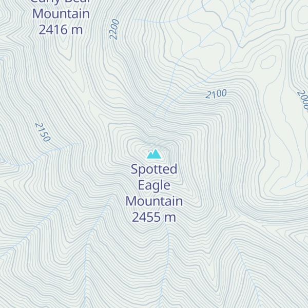 Map of Spotted Eagle Mountain