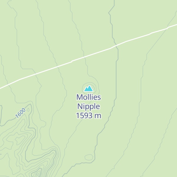 Map of Mollies Nipple