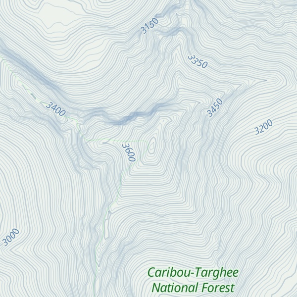 Map of Diamond Peak